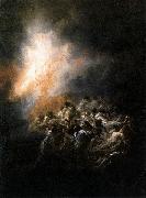 Francisco de Goya Fire at Night oil painting reproduction
